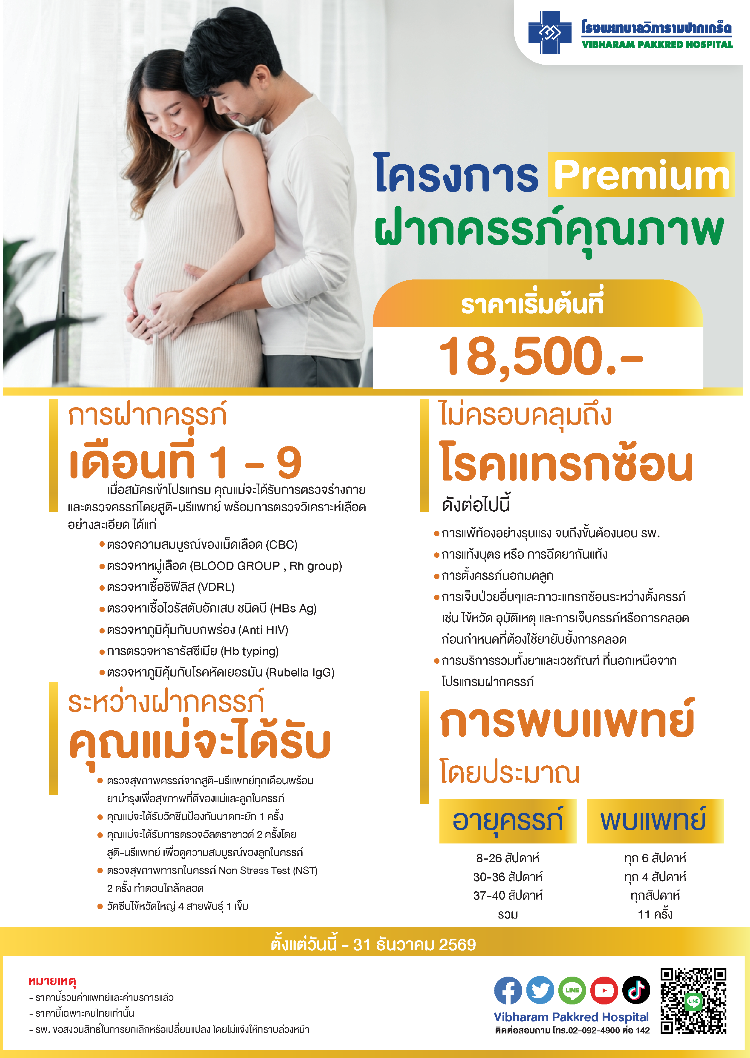 โครงการ Premium ฝากครรภ์คุณภาพ